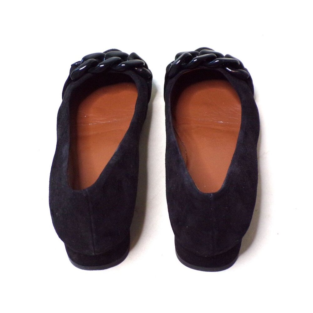 🆕 AQUATALIA Palina Pointed Toe Chain Loafer Flat Shoes 8 Black - Picture 9 of 12